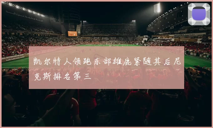 凯尔特人领跑东部雄鹿紧随其后尼克斯排名第三