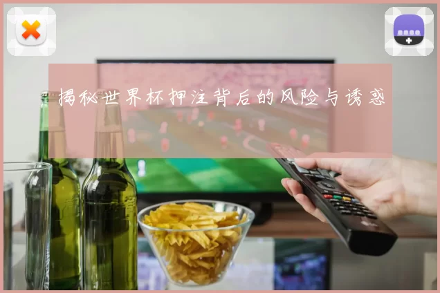 揭秘世界杯押注背后的风险与诱惑