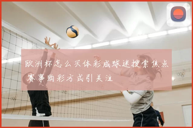 欧洲杯怎么买体彩成球迷搜索焦点 赛事购彩方式引关注