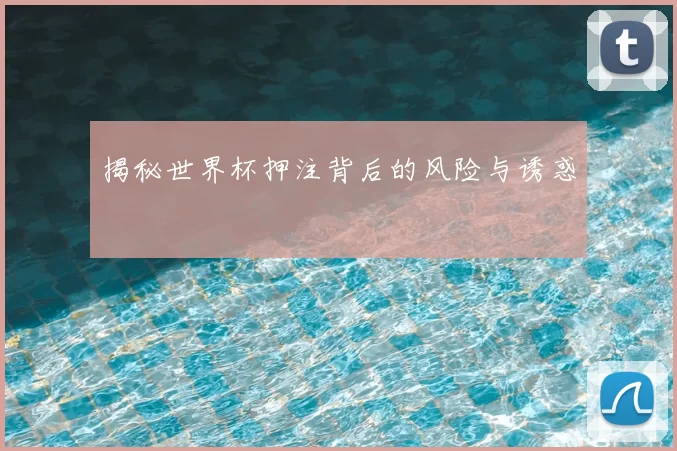 揭秘世界杯押注背后的风险与诱惑