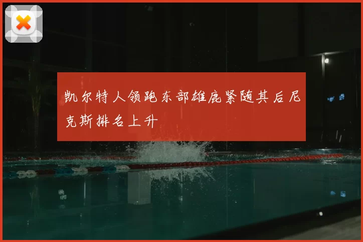 凯尔特人领跑东部雄鹿紧随其后尼克斯排名上升